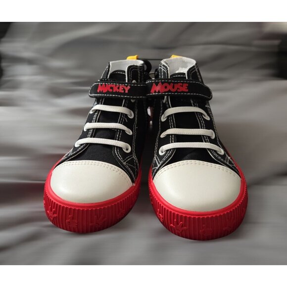 NWT Mickey Mouse Toddler Hi Top Sneakers Size 12 / Mickey and Pluto - Picture 3 of 5